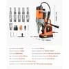 image:imageVEVOR Magnetic Drill Press 1550 W 24 in Boring Diameter 2922 lbf Power Mag Drill Press 0600 RPM Adjustable Speed Morse Taper M3M16 Tapping for Metal Surface Industrial and Home ImprovementW 157 11PCS