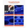 image:imageVEVOR Magnetic Socket Organizer Set 6PCS Socket Holder 14 38 amp 12 Metric SAE Socket Trays with Clear Labels Hold up to 143PCS Standard amp Deep Sockets Blue amp Red Sockets Not IncludedBlue  Red