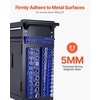 image:imageVEVOR Magnetic Socket Organizer Set 6PCS Socket Holder 14 38 amp 12 Metric SAE Socket Trays with Clear Labels Hold up to 143PCS Standard amp Deep Sockets Blue amp Red Sockets Not IncludedBlue  Red