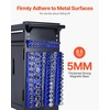 image:imageVEVOR Magnetic Socket Organizer Set 6PCS Socket Holder 14 38 amp 12 Metric SAE Socket Trays with Clear Labels Hold up to 143PCS Standard amp Deep Sockets Blue amp Red Sockets Not IncludedBlue  Red