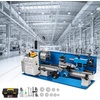 image:imageVEVOR Metal Lathe 7x14inch Precision Bench Top Mini Metal Lathe 550W Precision Metal Lathe Variable Speed 502500 RPM Nylon Gear with A Movable Lamp