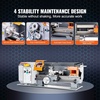 image:imageVEVOR Metal Lathe 83 x 295 Benchtop Metal Lathe 02500 RPM Continuously Variable Speed 750W Brushless Motor Metal Gears with LCD Display Metal Lathe Machine7 1378