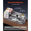 image:imageVEVOR Metal Lathe Machine 87 x 18 in Precision Bench Power Metal Lathe Automatic Feed 02500 RPM Variable Speed 1250W Brushless Motor for Processing Precision Parts Soft Metals Wood Plastics87 x 18 inAutomatic Feed
