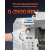image:imageVEVOR Metal Lathe Machine 87 x 18 in Precision Bench Power Metal Lathe Automatic Feed 02500 RPM Variable Speed 1250W Brushless Motor for Processing Precision Parts Soft Metals Wood Plastics8 x 16Highquality