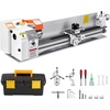 image:imageVEVOR Metal Lathe Machine 87 x 18 in Precision Bench Power Metal Lathe Automatic Feed 02500 RPM Variable Speed 1250W Brushless Motor for Processing Precision Parts Soft Metals Wood Plastics87 x 39Automatic Feed