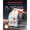 image:imageVEVOR Metal Lathe Machine 87 x 18 in Precision Bench Power Metal Lathe Automatic Feed 02500 RPM Variable Speed 1250W Brushless Motor for Processing Precision Parts Soft Metals Wood Plastics87 x 18 inAutomatic Feed