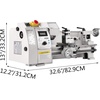 image:imageVEVOR Mini Metal Lathe 8x14 Mini Lathe Machine 2250 PRM Variable Speed Change Precision Mini Lathe 650W Metal Working Lathe Milling Machine for Various Types of Turning716 Metal Lathe