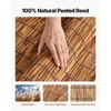 image:imageVEVOR Natural Reed Fencing 6 ft x 164 ft Decorative Natural Reed Fencing Roll Decorative Fence for Backyard Garden Divider Privacy Screen Panel Curtain for Balcony Patio Garden Backyard OutdoorBrown