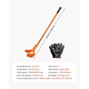 image:imageVEVOR Pallet Buster Tool with 41 Carbon Steel Handle Heavy Duty Wrecking Pry Bar Articulating Head Deck Board Removal Tool for NonDamaging Wooden Pallet amp Deck Removal45 Long Handle