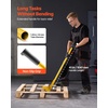 image:imageVEVOR Pallet Buster Tool with 41 Carbon Steel Handle Heavy Duty Wrecking Pry Bar Articulating Head Deck Board Removal Tool for NonDamaging Wooden Pallet amp Deck Removal41 Long Handle