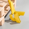 image:imageVEVOR Pallet Buster Tool with 41 Carbon Steel Handle Heavy Duty Wrecking Pry Bar Articulating Head Deck Board Removal Tool for NonDamaging Wooden Pallet amp Deck Removal41 Long Handle
