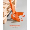 image:imageVEVOR Pallet Buster Tool with 41 Carbon Steel Handle Heavy Duty Wrecking Pry Bar Articulating Head Deck Board Removal Tool for NonDamaging Wooden Pallet amp Deck Removal45 Long Handle