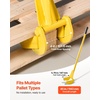 image:imageVEVOR Pallet Buster Tool with 41 Carbon Steel Handle Heavy Duty Wrecking Pry Bar Articulating Head Deck Board Removal Tool for NonDamaging Wooden Pallet amp Deck Removal41 Long Handle