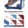 image:imageVEVOR Pipe Tube Polisher Sander 1000W Pipe Belt Sander with 6 Variable Speeds 11003200rpm Professional Belt Sander Grinding Machine with 100PCS Sanding Belts for Burnishing Finishing Rust Removal100PCS Belts