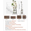 image:imageVEVOR Plant Stand Indoor with Grow Lights 63 in Tall 9Tier Lighted Plant Shelf Metal Corner Plants Holder 3 Timer amp 10 Brightness CurveShaped Flower Display Rack for Living Room Balcony DecorBlack  1 Pack Half Moon