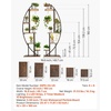 image:imageVEVOR Plant Stand Indoor with Grow Lights 63 in Tall 9Tier Lighted Plant Shelf Metal Corner Plants Holder 3 Timer amp 10 Brightness CurveShaped Flower Display Rack for Living Room Balcony DecorBlack  2 Pack Half Moon