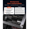image:imageVEVOR Plastic Shredder Crusher 10HP75KW Plastic Grinder Granulator 250450kgh Capacity Pulverizer Recycling Machine with Wheels SDK11 Blade amp 10mm Mesh for PVC PTFE 220V 60Hz 3Phase3HP 22KW