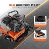 image:imageVEVOR Plate Compactor 28 HP 785CC Gas Engine 5250 VPM 1920 lbs Force Vibratory Compaction Tamper with 187 x 118 inch Plate for Walkways Patios Asphalts Paver Landscaping EPA Compliant378 x 1457 x 382 in