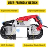 image:imageVEVOR Portable Band Saw 110V Removable Alloy Steel Base 5 Inch Cutting Capacity Hand held Variable Speed Portable Bandsaw 10Amp Motor Deep Cut Band saw for Metal WoodNo Base