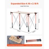 image:imageVEVOR Portable Folding Workstand 802 x 412 ft Collapsible Workbench 6000 lbs Weight Capacity No Assembly Foldable Work Stand with Storage Bag Table Top NOT Included for Garage Workshop OutdoorL4ftW2ftH36inch