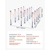 image:imageVEVOR Portable Folding Workstand 802 x 412 ft Collapsible Workbench 6000 lbs Weight Capacity No Assembly Foldable Work Stand with Storage Bag Table Top NOT Included for Garage Workshop OutdoorL8ftW4ftH30inch