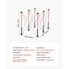 image:imageVEVOR Portable Folding Workstand 802 x 412 ft Collapsible Workbench 6000 lbs Weight Capacity No Assembly Foldable Work Stand with Storage Bag Table Top NOT Included for Garage Workshop OutdoorL4ftW2ftH30inch
