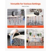 image:imageVEVOR Portable Folding Workstand 802 x 412 ft Collapsible Workbench 6000 lbs Weight Capacity No Assembly Foldable Work Stand with Storage Bag Table Top NOT Included for Garage Workshop OutdoorL4ftW4ftH30inch