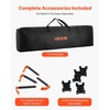 image:imageVEVOR Portable Folding Workstand 802 x 412 ft Collapsible Workbench 6000 lbs Weight Capacity No Assembly Foldable Work Stand with Storage Bag Table Top NOT Included for Garage Workshop OutdoorL8ftW4ftH30inch