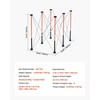 image:imageVEVOR Portable Folding Workstand 802 x 412 ft Collapsible Workbench 6000 lbs Weight Capacity No Assembly Foldable Work Stand with Storage Bag Table Top NOT Included for Garage Workshop OutdoorL4ftW2ftH36inch