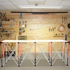 image:imageVEVOR Portable Folding Workstand 802 x 412 ft Collapsible Workbench 6000 lbs Weight Capacity No Assembly Foldable Work Stand with Storage Bag Table Top NOT Included for Garage Workshop OutdoorL8ftW4ftH30inch