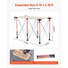 image:imageVEVOR Portable Folding Workstand 802 x 412 ft Collapsible Workbench 6000 lbs Weight Capacity No Assembly Foldable Work Stand with Storage Bag Table Top NOT Included for Garage Workshop OutdoorL4ftW2ftH30inch