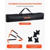 image:imageVEVOR Portable Folding Workstand 802 x 412 ft Collapsible Workbench 6000 lbs Weight Capacity No Assembly Foldable Work Stand with Storage Bag Table Top NOT Included for Garage Workshop OutdoorL4ftW2ftH30inch