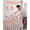 image:imageVEVOR Portable Folding Workstand 802 x 412 ft Collapsible Workbench 6000 lbs Weight Capacity No Assembly Foldable Work Stand with Storage Bag Table Top NOT Included for Garage Workshop OutdoorL8ftW4ftH30inch