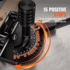 image:imageVEVOR Precision Miter Gauge Standard Slot 34 x 38 Aluminum Alloy Table Saw Miter Gauge with 1935 in Grating 15 Angle Stops Adjustable Spring Loaded Plunger and Removable Disc for Woodworking24 Inch