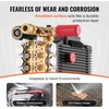 image:imageVEVOR Pressure Washer Pump 1 Shaft Horizontal Triplex Plunger 4000 PSI 40GPM Replacement Power Washer Pumps Kit with 5 Nozzles Compatible with Simpson MorFlex 40224 40225 40226 Santoprene4400 PSI