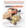 image:imageVEVOR Pressure Washer Pump 1 Shaft Horizontal Triplex Plunger 4000 PSI 40GPM Replacement Power Washer Pumps Kit with 5 Nozzles Compatible with Simpson MorFlex 40224 40225 40226 Santoprene3600 PSI