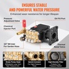 image:imageVEVOR Pressure Washer Pump 1 Shaft Horizontal Triplex Plunger 4000 PSI 40GPM Replacement Power Washer Pumps Kit with 5 Nozzles Compatible with Simpson MorFlex 40224 40225 40226 Santoprene4400 PSI