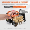 image:imageVEVOR Pressure Washer Pump 1 Shaft Horizontal Triplex Plunger 4000 PSI 40GPM Replacement Power Washer Pumps Kit with 5 Nozzles Compatible with Simpson MorFlex 40224 40225 40226 Santoprene4400 PSI