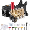 image:imageVEVOR Pressure Washer Pump 1 Shaft Horizontal Triplex Plunger 4000 PSI 40GPM Replacement Power Washer Pumps Kit with 5 Nozzles Compatible with Simpson MorFlex 40224 40225 40226 Santoprene4200 PSI