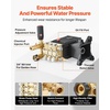 image:imageVEVOR Pressure Washer Pump 1 Shaft Horizontal Triplex Plunger 4000 PSI 40GPM Replacement Power Washer Pumps Kit with 5 Nozzles Compatible with Simpson MorFlex 40224 40225 40226 Santoprene3600 PSI