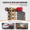 image:imageVEVOR Pressure Washer Pump 1 Shaft Horizontal Triplex Plunger 4000 PSI 40GPM Replacement Power Washer Pumps Kit with 5 Nozzles Compatible with Simpson MorFlex 40224 40225 40226 Santoprene4000 PSI