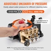 image:imageVEVOR Pressure Washer Pump 1 Shaft Horizontal Triplex Plunger 4000 PSI 40GPM Replacement Power Washer Pumps Kit with 5 Nozzles Compatible with Simpson MorFlex 40224 40225 40226 Santoprene4000 PSI