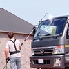 image:imageVEVOR Pressure Washer Telescoping Wand 21 ft 4000 psi Telescopic Spray Wand with Power Washer Extension Wands Gutter Cleaner Brush Head Pivoting Coupler 7 Spray Nozzles and Support Harness25FT with Brush Head