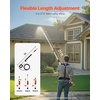 image:imageVEVOR Pressure Washer Telescoping Wand 21 ft 4000 psi Telescopic Spray Wand with Power Washer Extension Wands Gutter Cleaner Brush Head Pivoting Coupler 7 Spray Nozzles and Support Harness24FT with Brush Head