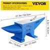 image:imageVEVOR Pro Horn Anvil 30KG661LBS Weight Cast Iron Blacksmith Anvil