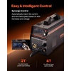 image:imageVEVOR Pro MIG Welder 250A Pluse Mig Welding Machine 5in1 Synergic Welder Machine MIG PluseGas MIGFlux Core MIGStickLift TIG 110V220V Dual Voltage Aluminum Mig Welder with LCD Screen Display4in1 160A