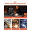 image:imageVEVOR Pro MIG Welder 250A Pluse Mig Welding Machine 5in1 Synergic Welder Machine MIG PluseGas MIGFlux Core MIGStickLift TIG 110V220V Dual Voltage Aluminum Mig Welder with LCD Screen Display4in1 200A