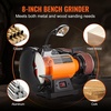 image:imageVEVOR Professional 4 x 36 in Belt Sander with 8 Disc Sander 5A Induction Motor Cast Aluminum Worktable for Woodworking Metalworking8 Inch Bench Grinder
