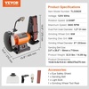 image:imageVEVOR Professional 4 x 36 in Belt Sander with 8 Disc Sander 5A Induction Motor Cast Aluminum Worktable for Woodworking Metalworking8 Inch Bench Grinder