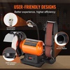 image:imageVEVOR Professional 4 x 36 in Belt Sander with 8 Disc Sander 5A Induction Motor Cast Aluminum Worktable for Woodworking Metalworking8 Inch Bench Grinder